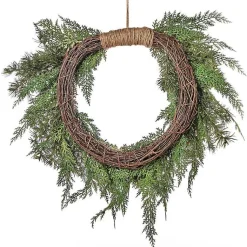Clearance Twine Bound Fir Branch Wreath Wreaths