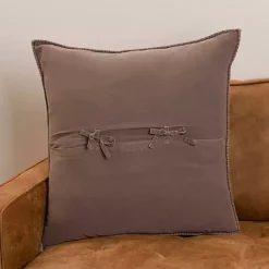 Sale Umber Quilted Santa Monica Pillow Pillows