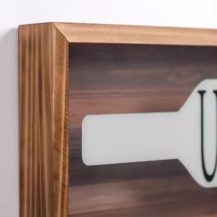 Kirklands Home Wall Storage|Uncork and Unwind Cork Holder Wall Plaque