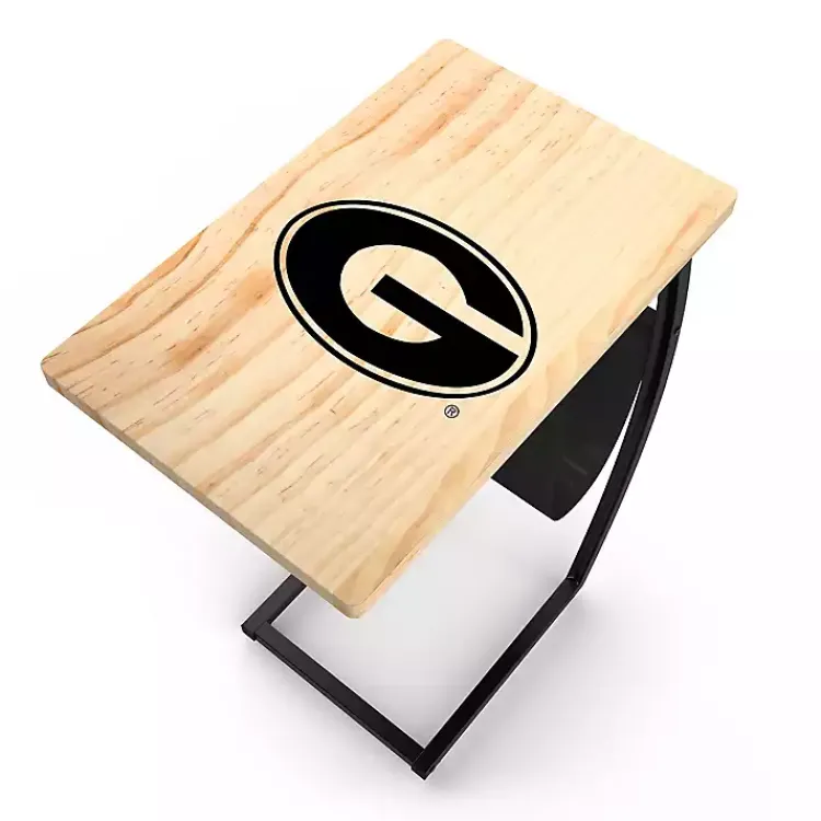 Kirklands Home Accent & End Tables|University of Georgia Wood C-Table Tan