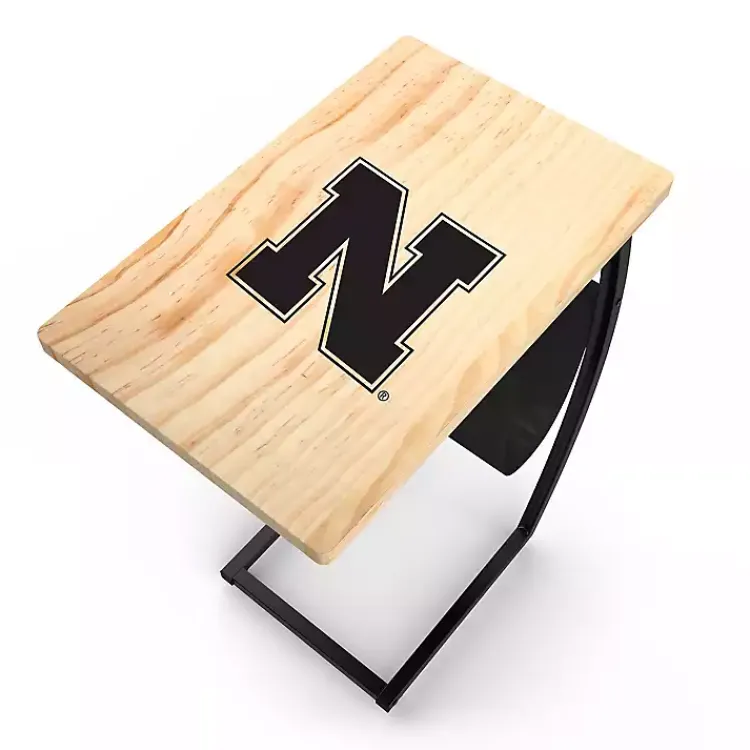 Kirklands Home Accent & End Tables|University of Nebraska Wood C-Table Tan