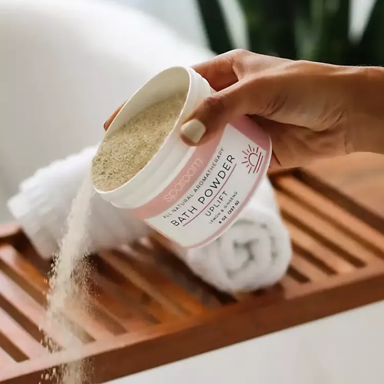 Kirklands Home Bathroom Accessories|Uplift Bath Bundle Gift Set Orange