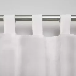 Kirklands Home Outdoor Curtains|Vanilla Cabana Outdoor Curtain Panel Set, 108 in. White