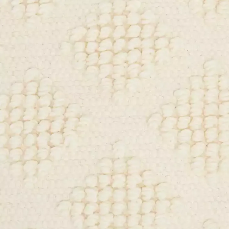 Best Vanilla Knotted Diamond Throw Pillows, Set of 2 Pillows