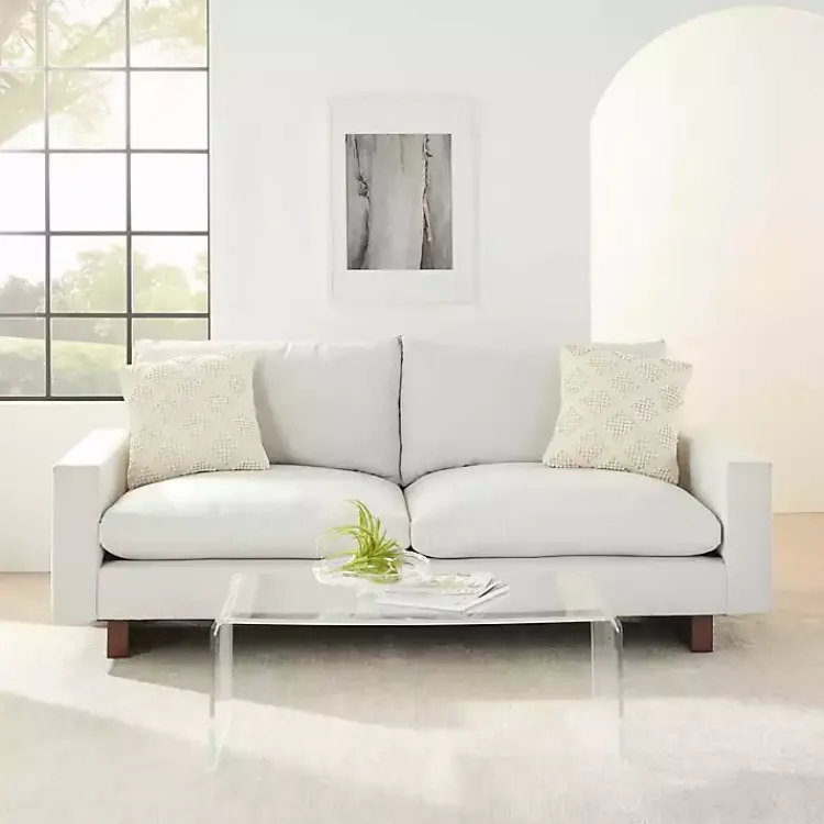 Best Vanilla Knotted Diamond Throw Pillows, Set of 2 Pillows