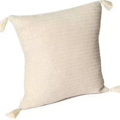 New Vanilla Trapeze Organic Cotton Throw Pillow Pillows