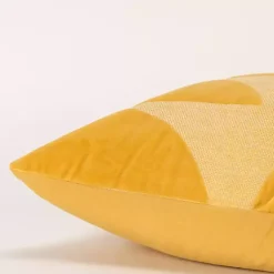 Sale Velvet Monochrome Shapes Throw Pillow Pillows