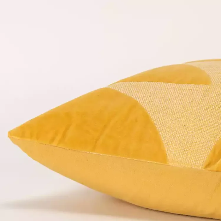 Sale Velvet Monochrome Shapes Throw Pillow Pillows