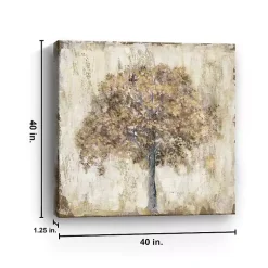 Kirklands Home Canvas Art|Venetian Gold Tree Canvas Art Print, 40x40 in.