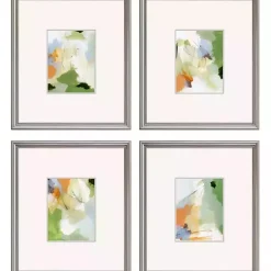 Kirklands Home Framed Art|Verdure Abstract Framed Art Prints, Set of 4