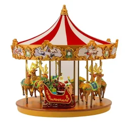Best Very Merry Pre-Lit Musical Carousel Christmas Decorations