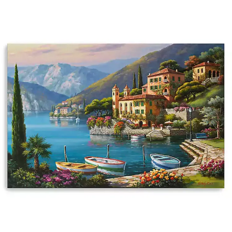 Kirklands Home Canvas Art|Villa Bella Vista Canvas Art Print, 48x32 in.