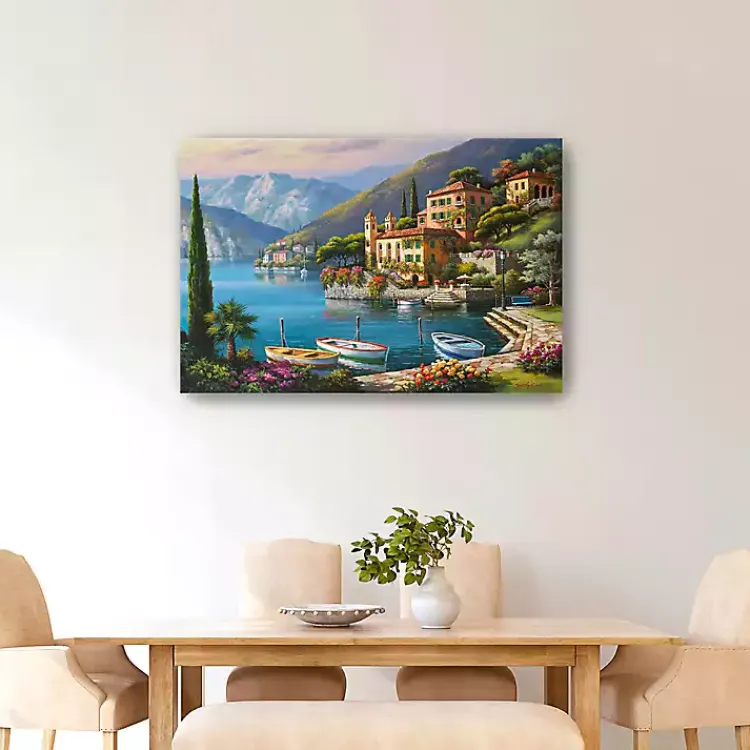 Kirklands Home Canvas Art|Villa Bella Vista Canvas Art Print, 48x32 in.