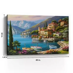 Kirklands Home Canvas Art|Villa Bella Vista Canvas Art Print, 48x32 in.