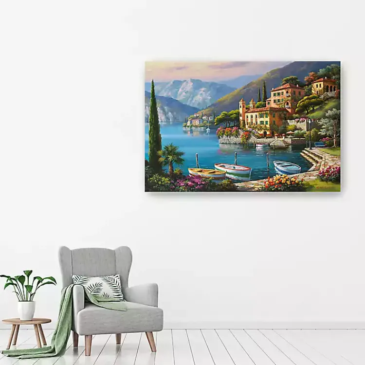Kirklands Home Canvas Art|Villa Bella Vista Canvas Art Print, 60x40 in.