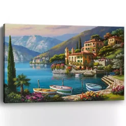 Kirklands Home Canvas Art|Villa Bella Vista Canvas Art Print, 60x40 in.
