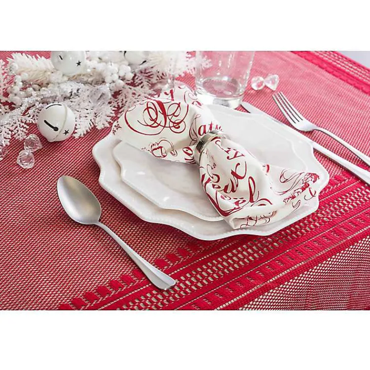 Best Vintage Christmas Print Napkins, Set of 6 Christmas Dining & Entertaining