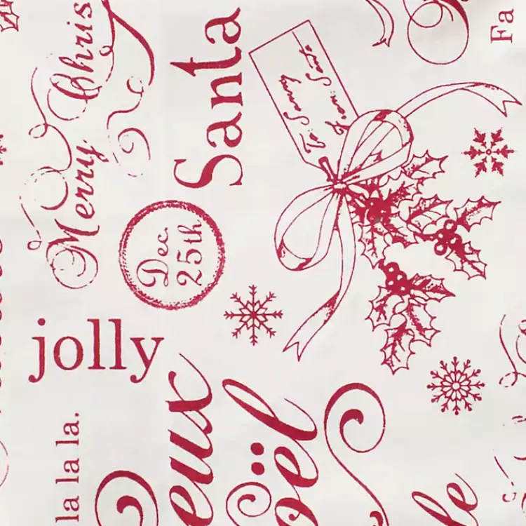 Best Vintage Christmas Print Napkins, Set of 6 Christmas Dining & Entertaining