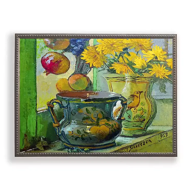Kirklands Home Framed Art|Vintage Floral III Beaded Framed Art Print