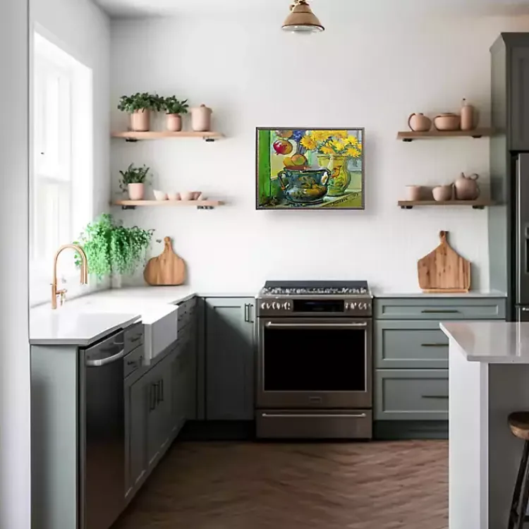 Kirklands Home Framed Art|Vintage Floral III Beaded Framed Art Print