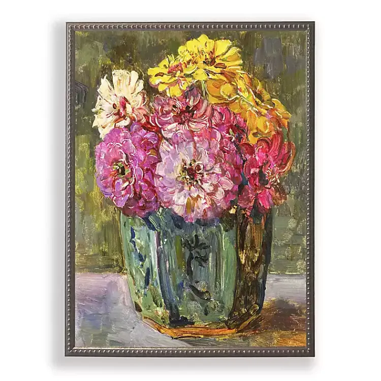 Kirklands Home Framed Art|Vintage Floral IV Beaded Framed Art Print