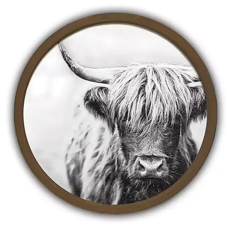 Kirklands Home Framed Art|Vintage Highland Brown Framed Art Print