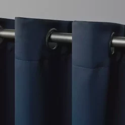 Kirklands Home Curtains & Drapes|Vintage Indigo Woven Curtain Panel Set, 84 in. Blue