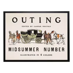 Kirklands Home Framed Art|Vintage Midsummer Magazine Cover Framed Wall Art