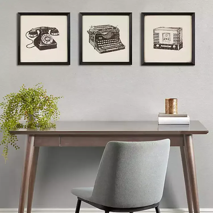 Kirklands Home Framed Art|Vintage Model Framed Art Prints, Set of 3