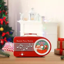 Hot Vintage North Pole Radio Christmas Decorations