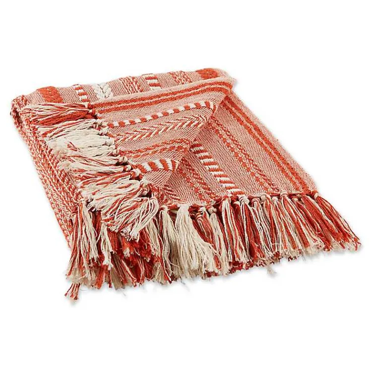 Outlet Vintage Braided Fringe Throw Blankets & Throws