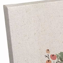 Discount Vintage Santa Wreath Canvas Art Print Christmas Art & Wall Decor