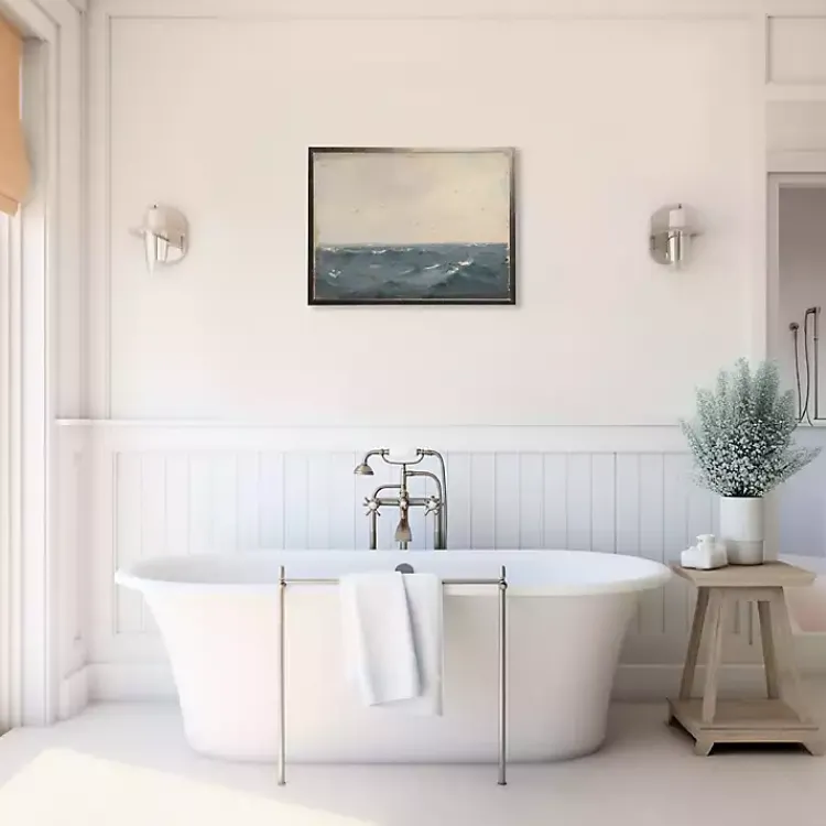 Kirklands Home Framed Art|Vintage Waves Framed Art Print