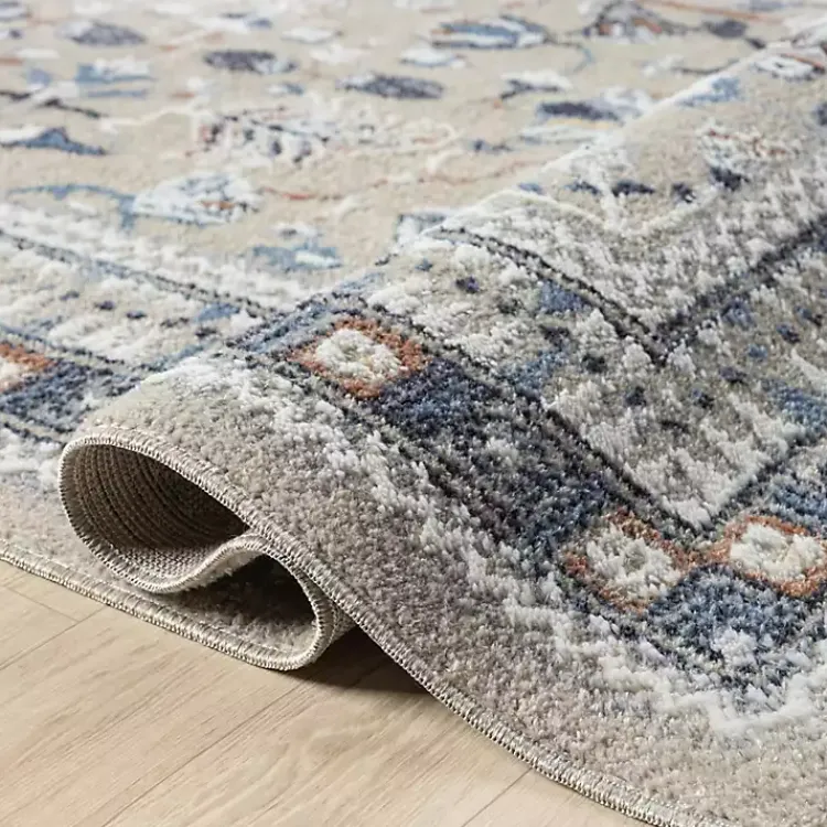 Kirklands Home Accent Rugs|Vista Blue Beige Accent Rug, 2x3