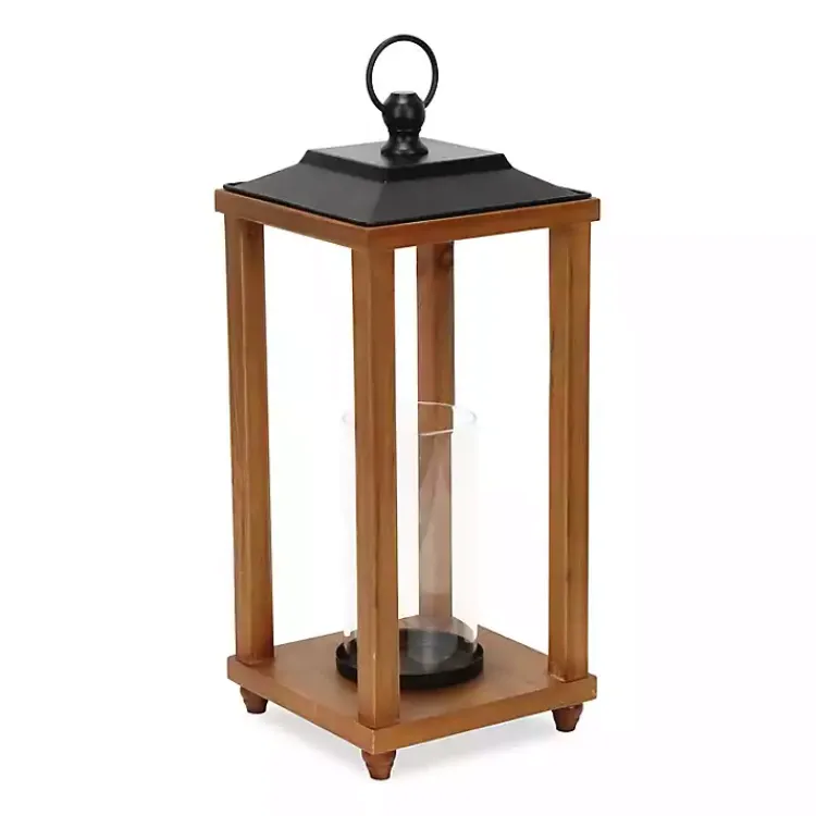 Outlet Vivora Wooden Open Lantern, 20.5 in. Lanterns