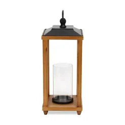 Outlet Vivora Wooden Open Lantern, 20.5 in. Lanterns