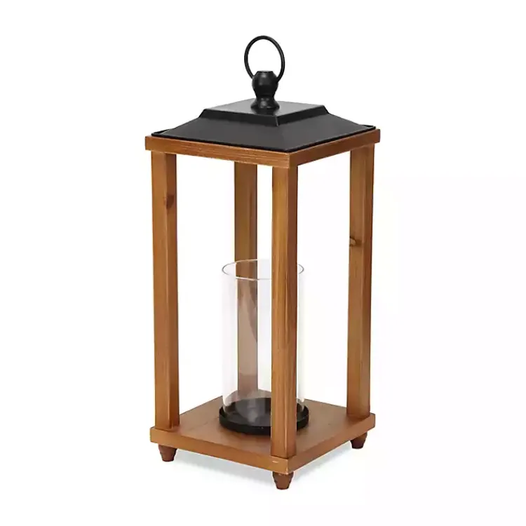 Outlet Vivora Wooden Open Lantern, 20.5 in. Lanterns