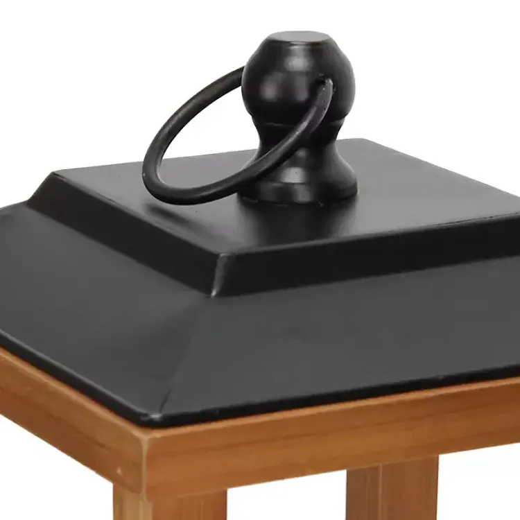 Outlet Vivora Wooden Open Lantern, 20.5 in. Lanterns