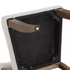 Kirklands Home Dining Chairs|Wade Upholstered Dining Chairs, Set of 2 Gray