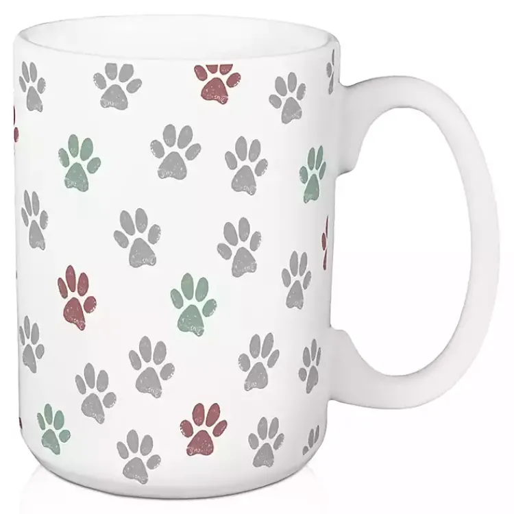 Sale Waiting for Santa Paws Mugs, Set of 2 Christmas Dining & Entertaining