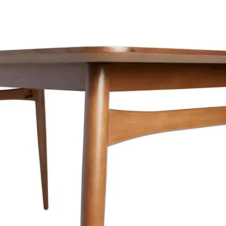 Kirklands Home Dining Tables|Walnut Ash Wood Mid-Century Modern Dining Table Brown