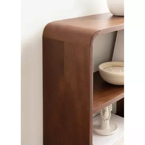 Kirklands Home Shelves|Walnut Kato Single Drawer Wall Shelf Brown