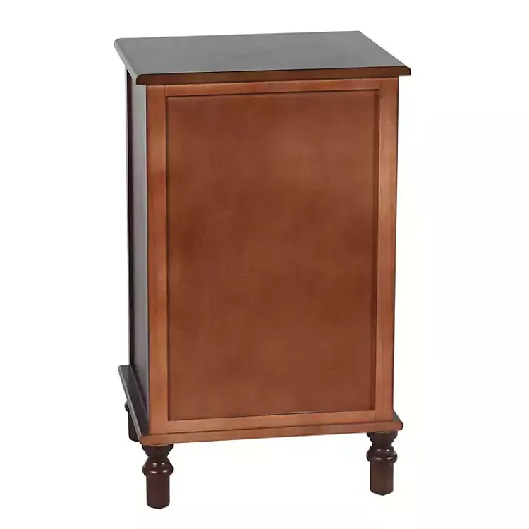 Kirklands Home Accent & End Tables|Walnut 3-Drawer Winne Accent Table Brown
