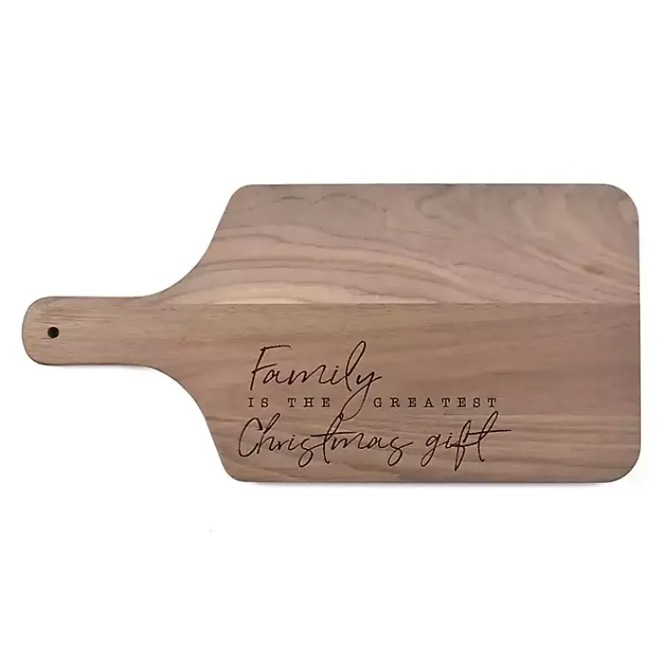 Clearance Walnut Family is the Greatest Gift Cutting Board Christmas Dining & Entertaining