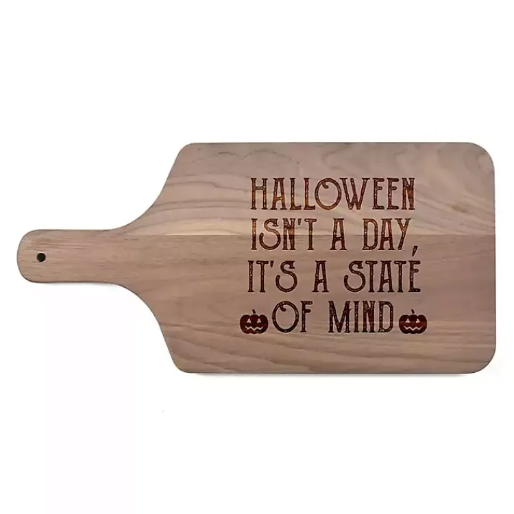 Outlet Walnut Halloween is a State of Mind Cutting Board Halloween