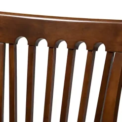 Kirklands Home Dining Chairs|Walnut Upholstered Minette 4-pc. Dining Chair Set Gray