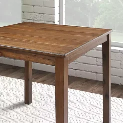 Kirklands Home Dining Sets|Walnut Wood Brooke 5-pc. Counter Height Set Brown