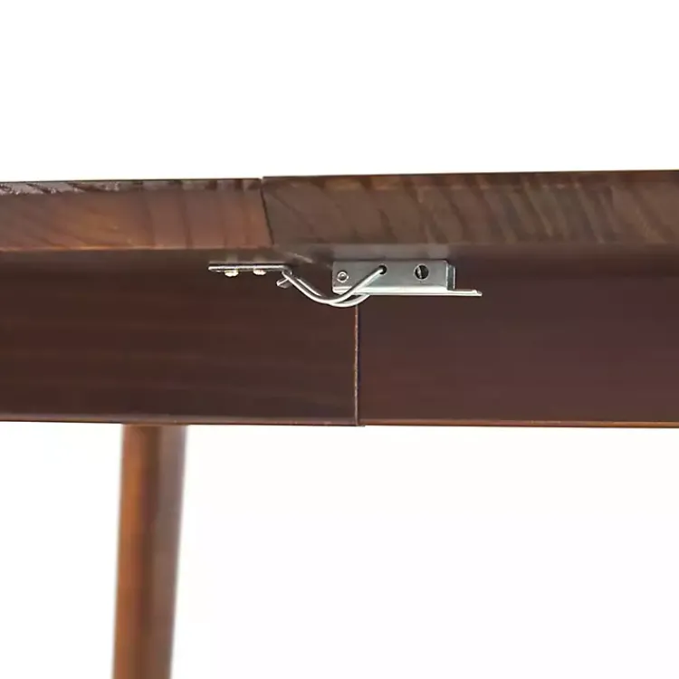 Kirklands Home Dining Tables|Walnut Wood Oval Dining Table with Leaf Brown