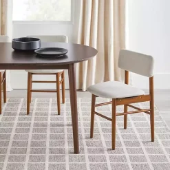 Kirklands Home Dining Tables|Walnut Wood Oval Dining Table with Leaf Brown