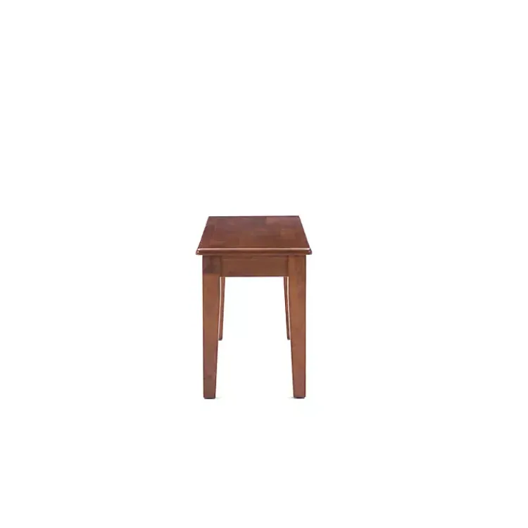 Kirklands Home Dining Chairs|Walnut Wooden Dining Bench Brown